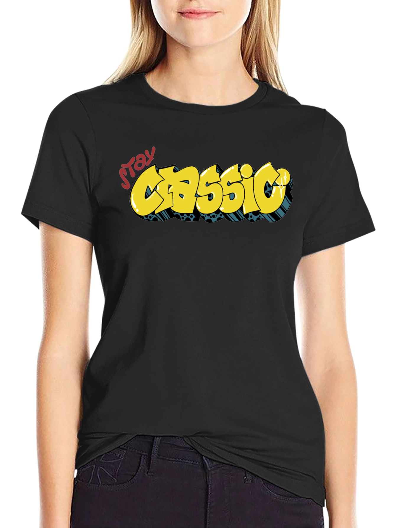 Stay Classic Graphic Tee - Cool Streetwear