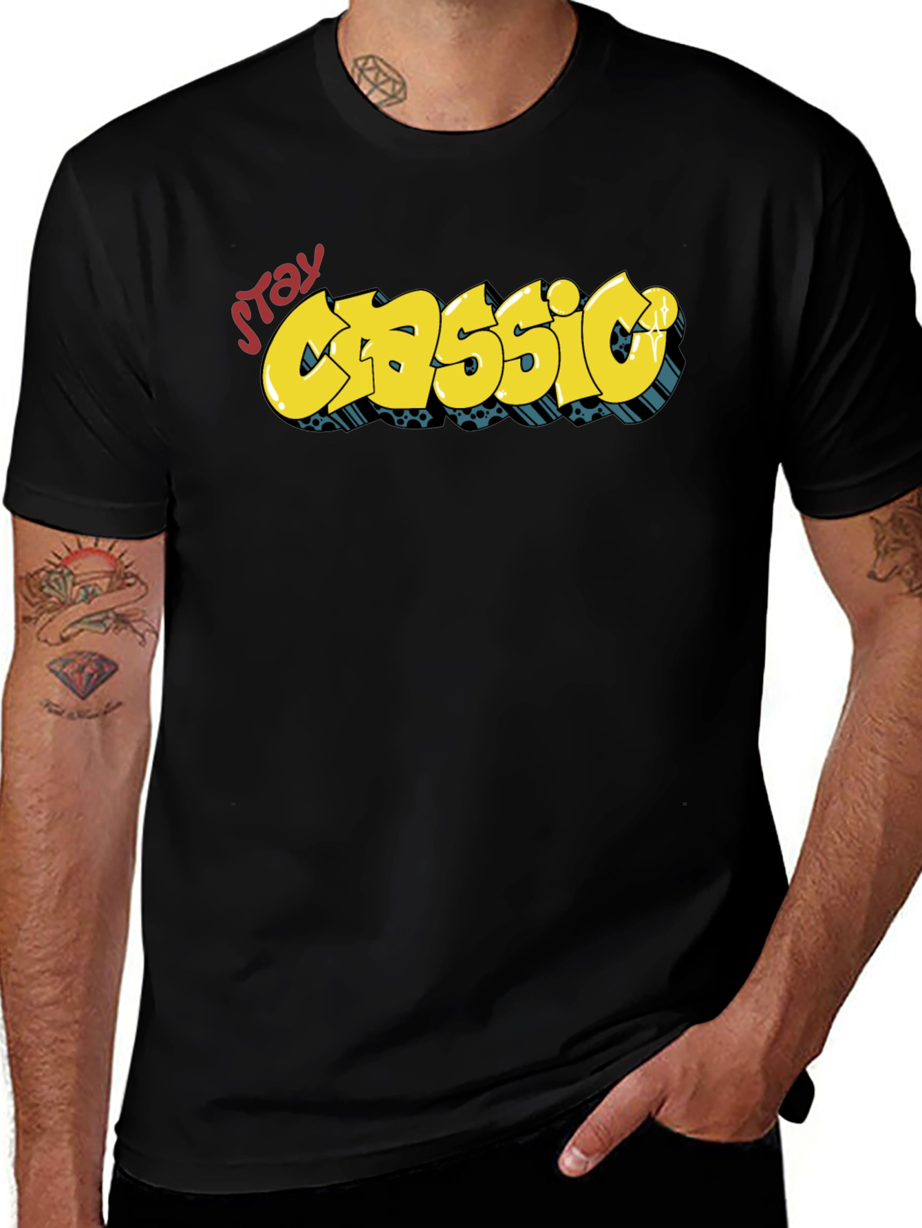 Stay Classic Graphic Tee - Cool Streetwear