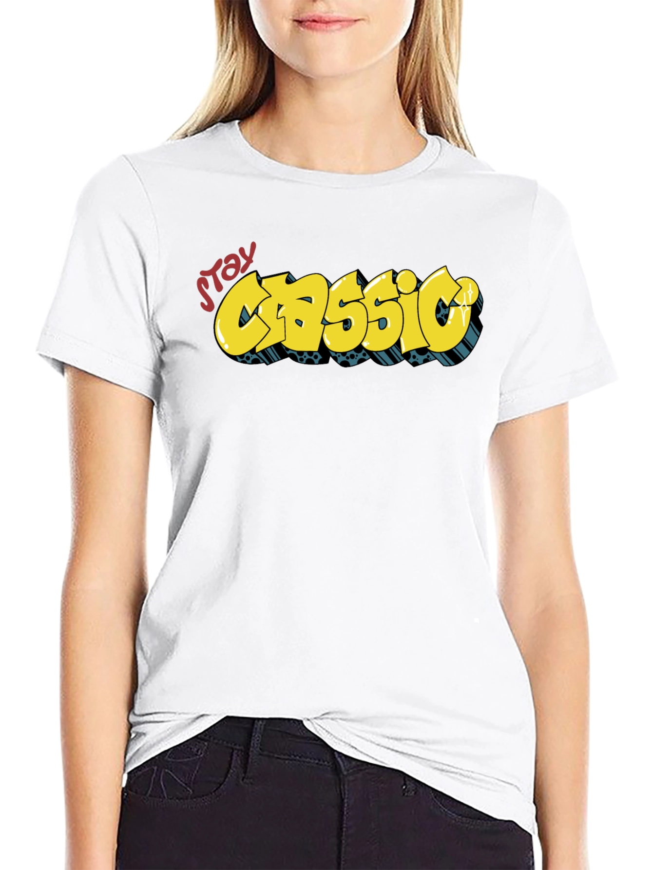 Stay Classic Graphic Tee - Cool Streetwear