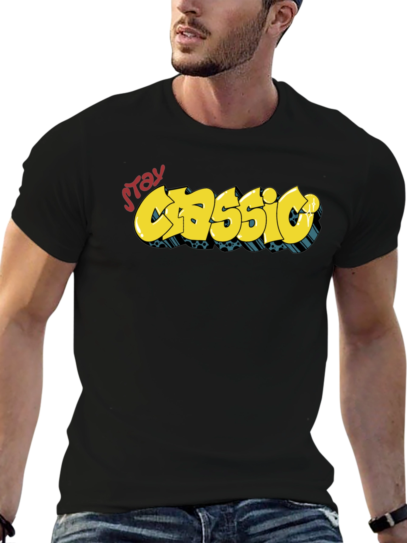 Stay Classic Graphic Tee - Cool Streetwear