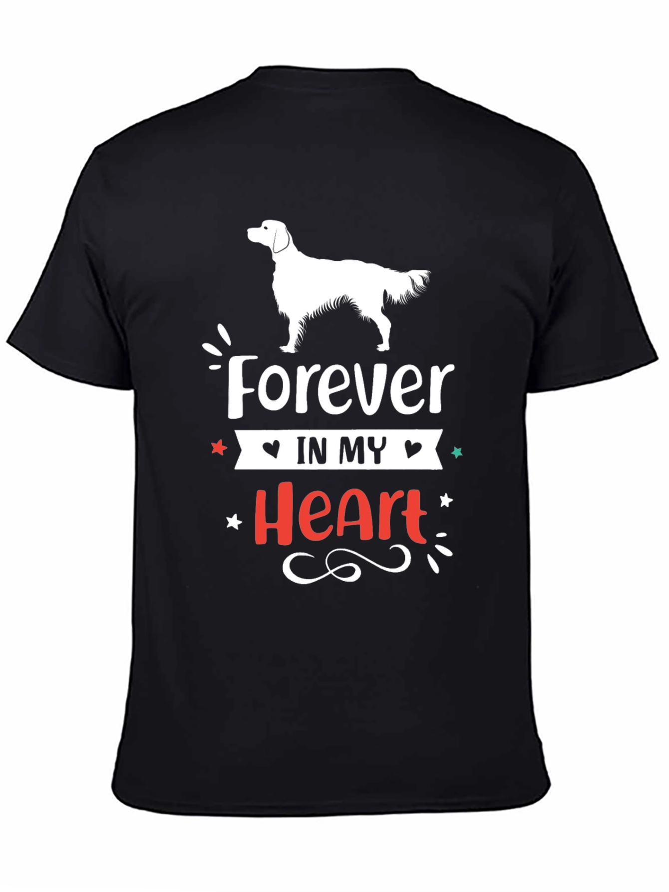 Forever In My Heart Dog T-Shirt – Memorial Dog Lover Graphic Tee