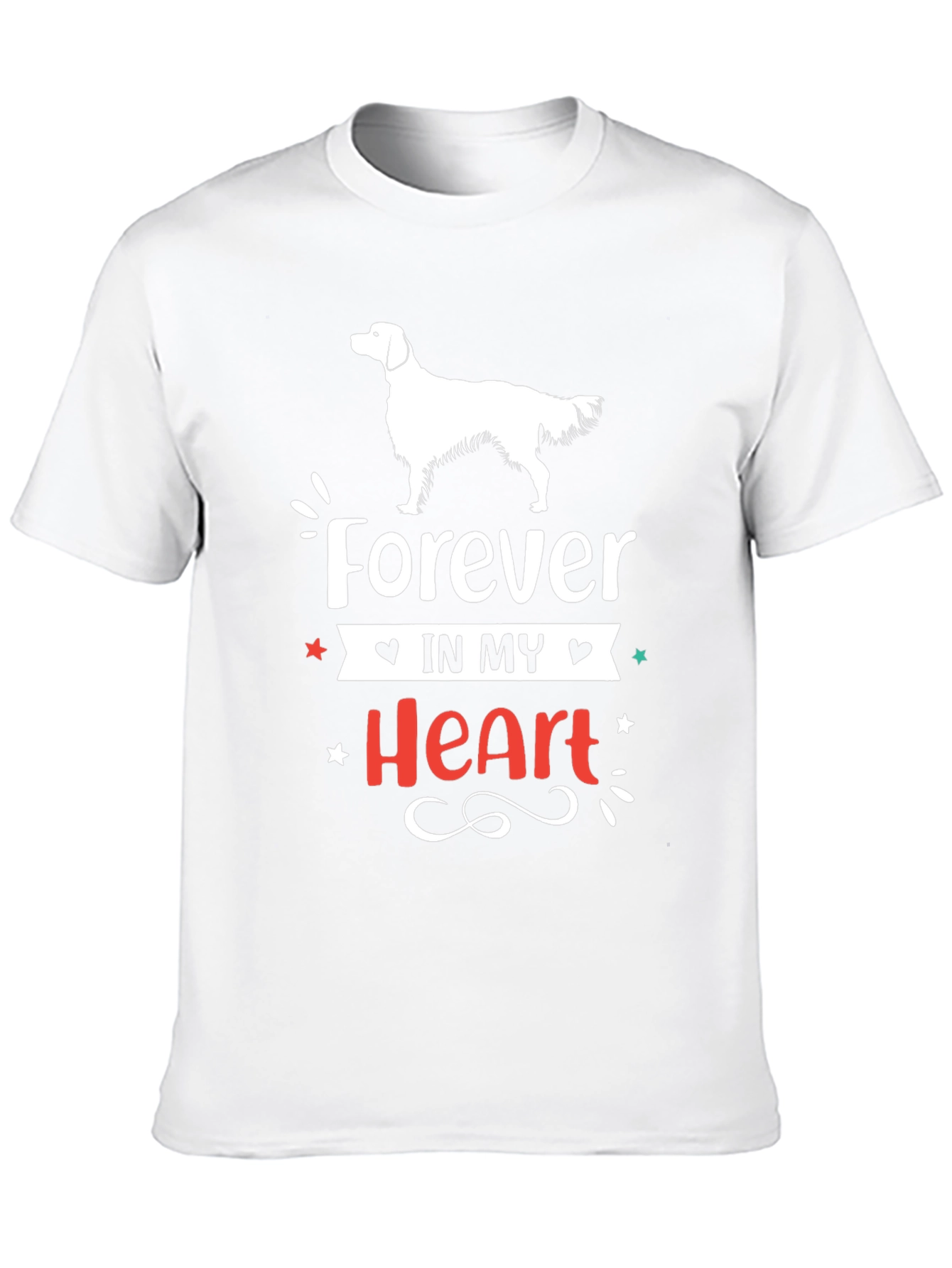 Forever In My Heart Dog T-Shirt – Memorial Dog Lover Graphic Tee