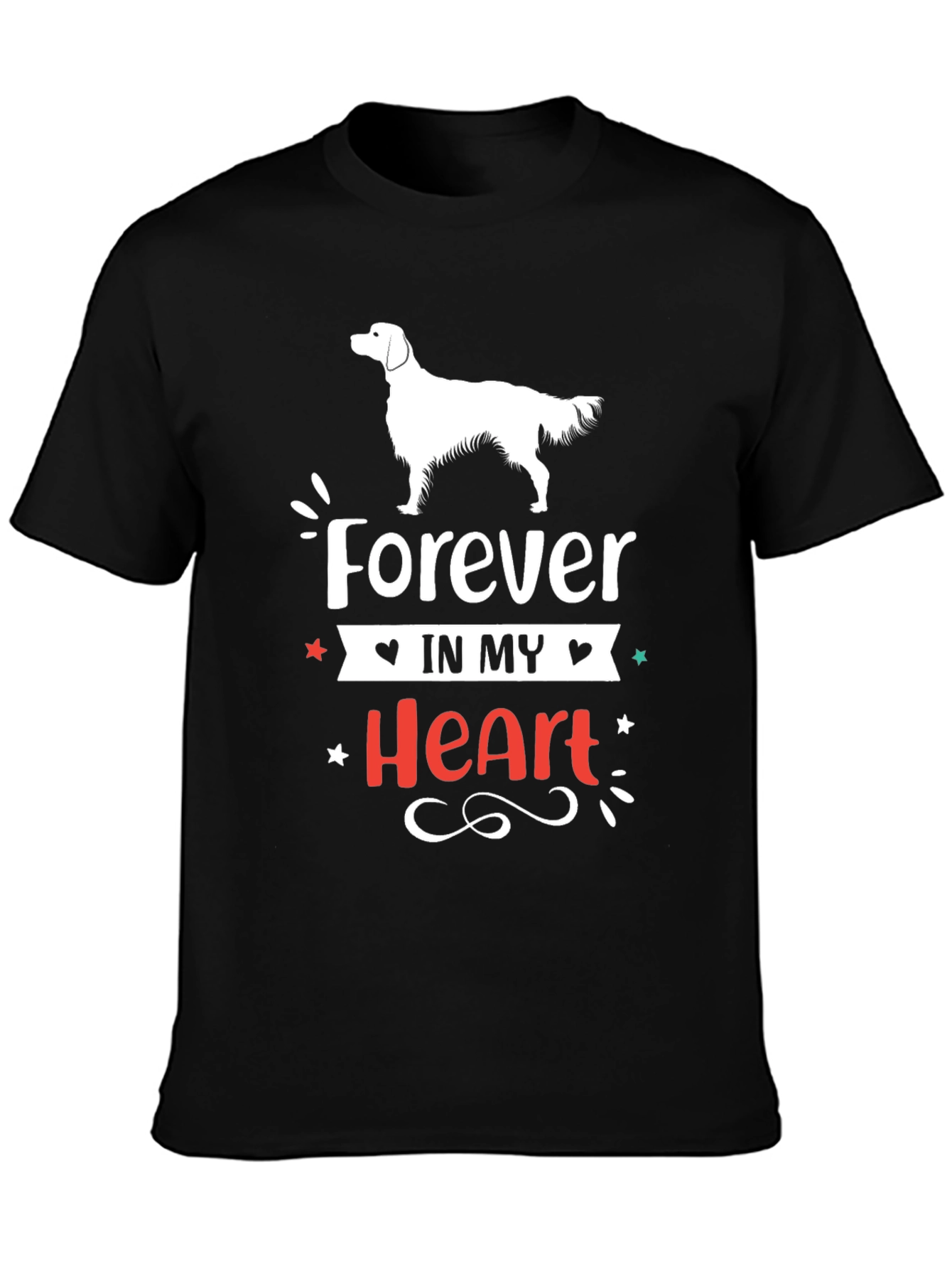 Forever In My Heart Dog T-Shirt – Memorial Dog Lover Graphic Tee