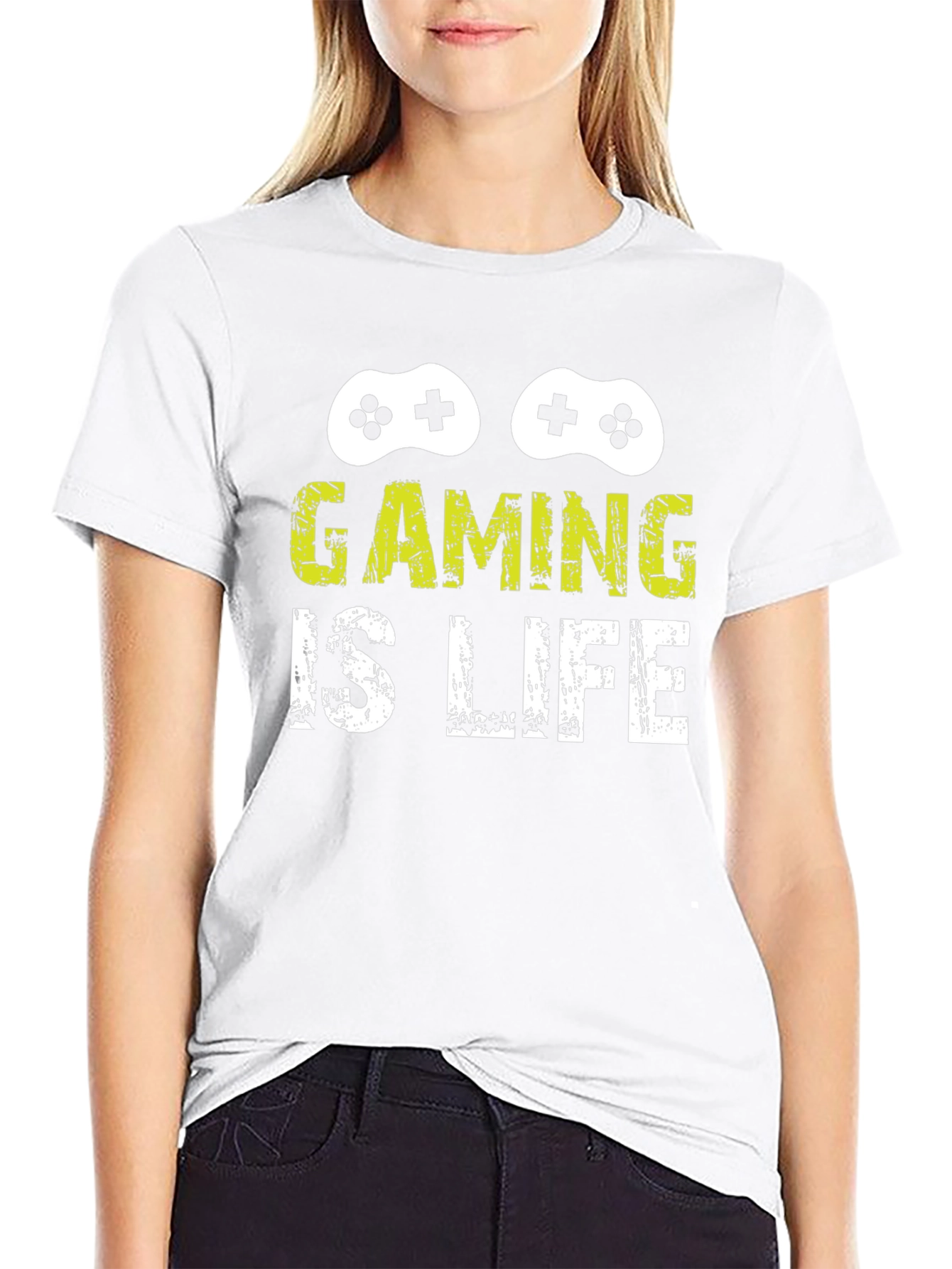 Gaming Is Life Black T-Shirt