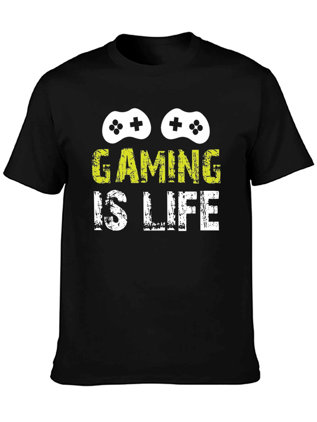 Gaming Is Life Black T-Shirt