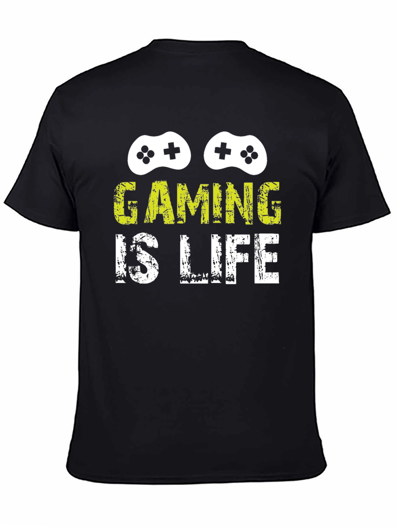 Gaming Is Life Black T-Shirt