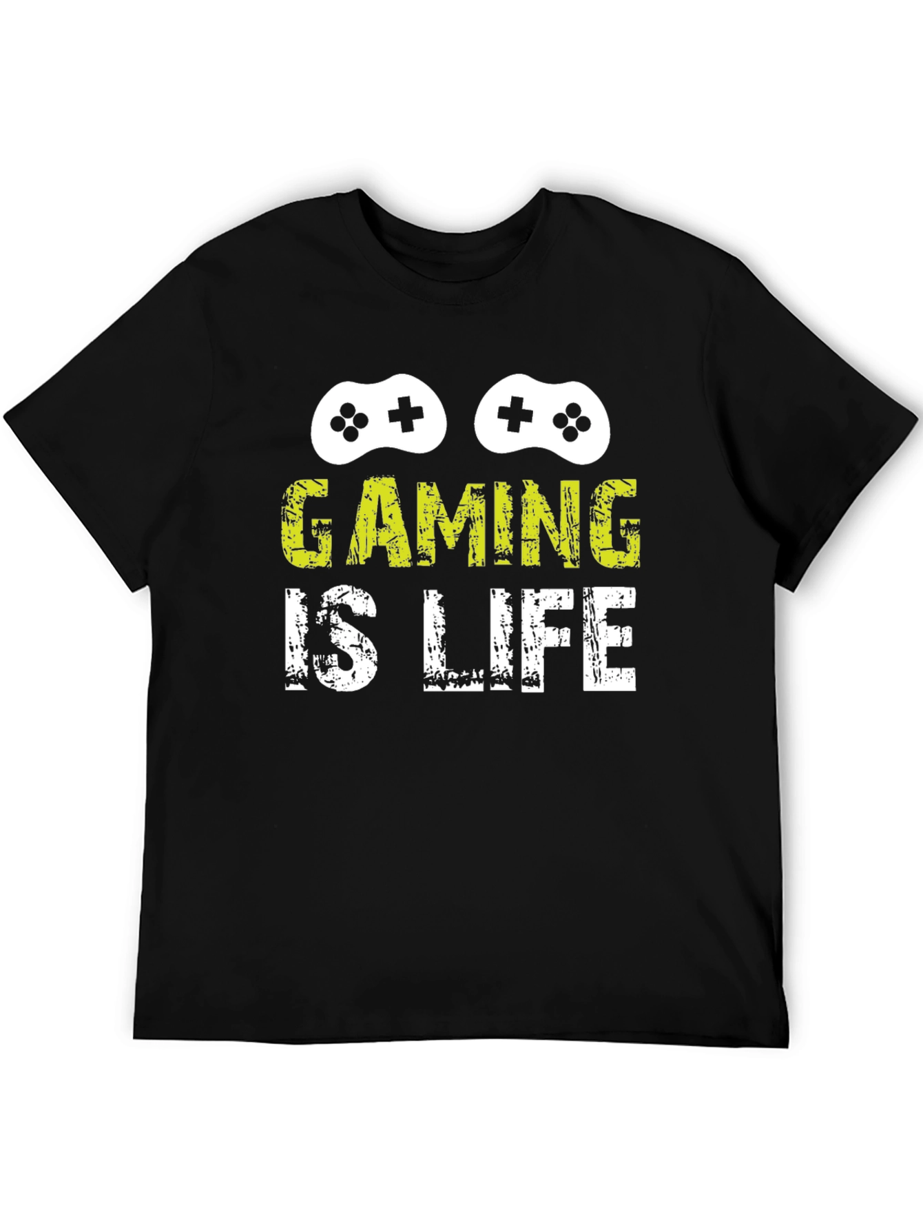 Gaming Is Life Black T-Shirt