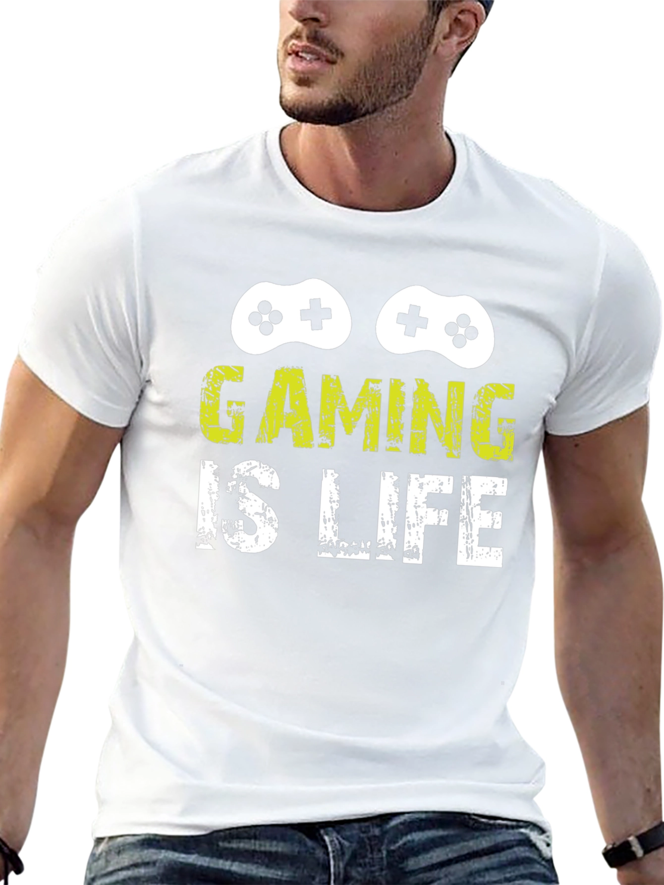 Gaming Is Life Black T-Shirt