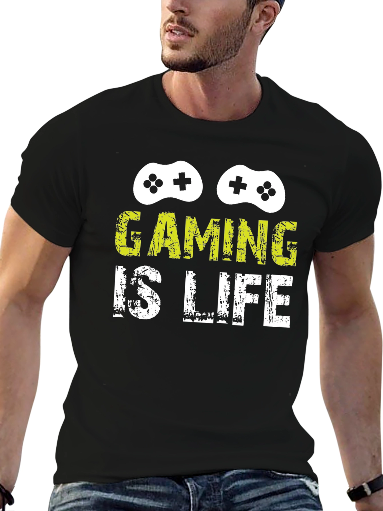 Gaming Is Life Black T-Shirt