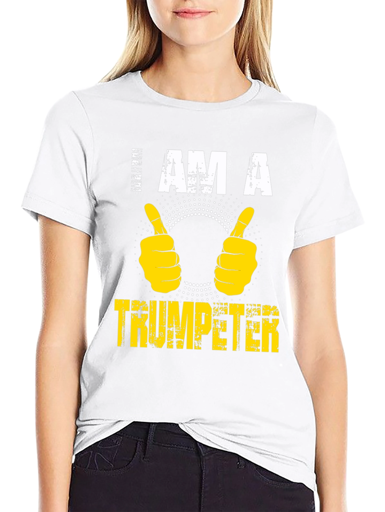 I AM A Trumpeter Black T-Shirt