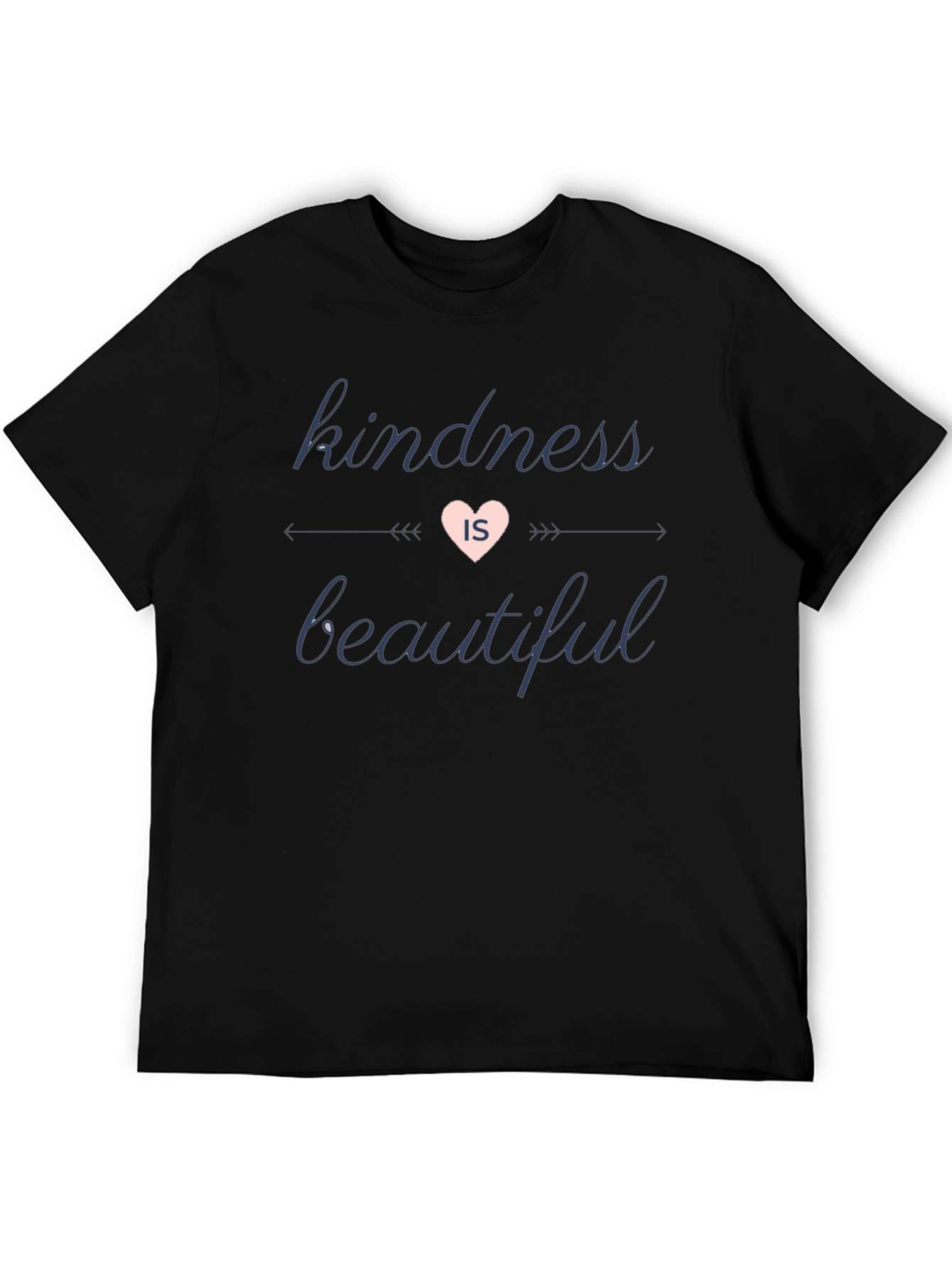 Kindness Is Beautiful Heart Graphic T-Shirt