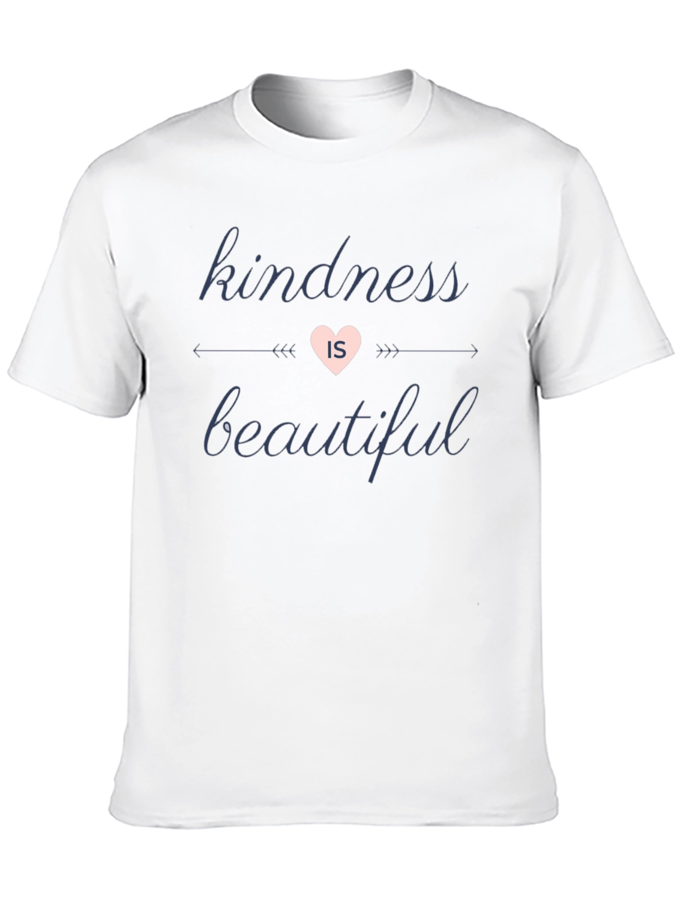 Kindness Is Beautiful Heart Graphic T-Shirt