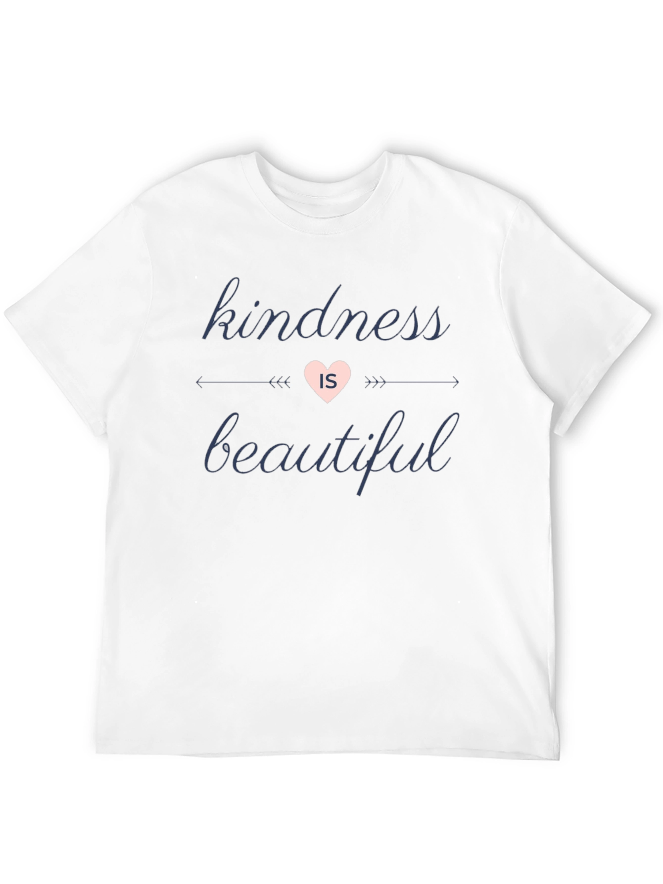 Kindness Is Beautiful Heart Graphic T-Shirt