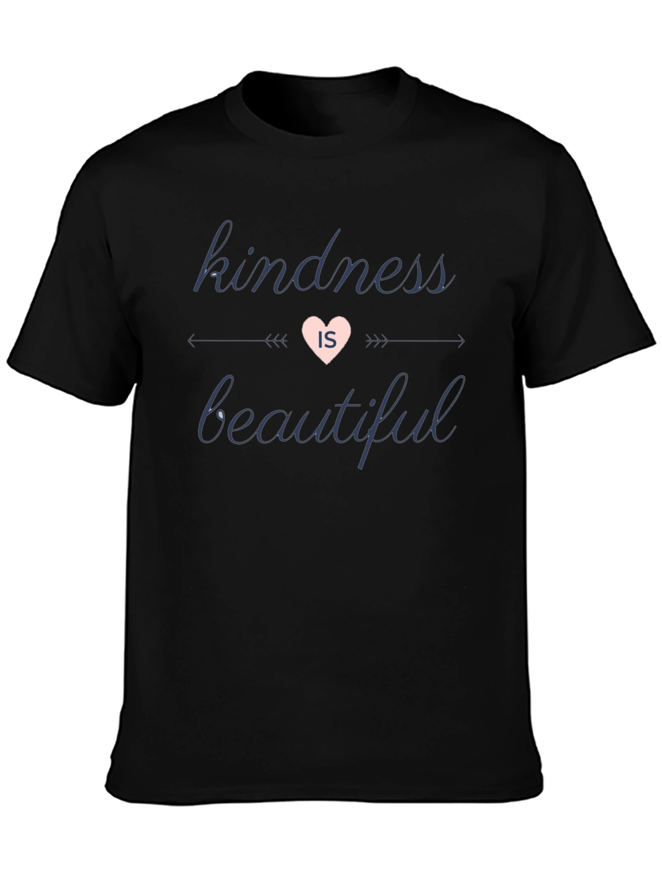 Kindness Is Beautiful Heart Graphic T-Shirt