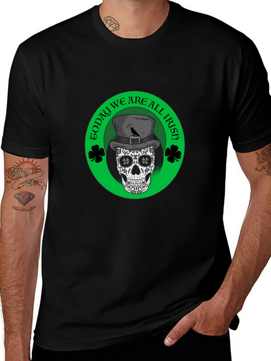 St. Patricks Day Skull Graphic Tee