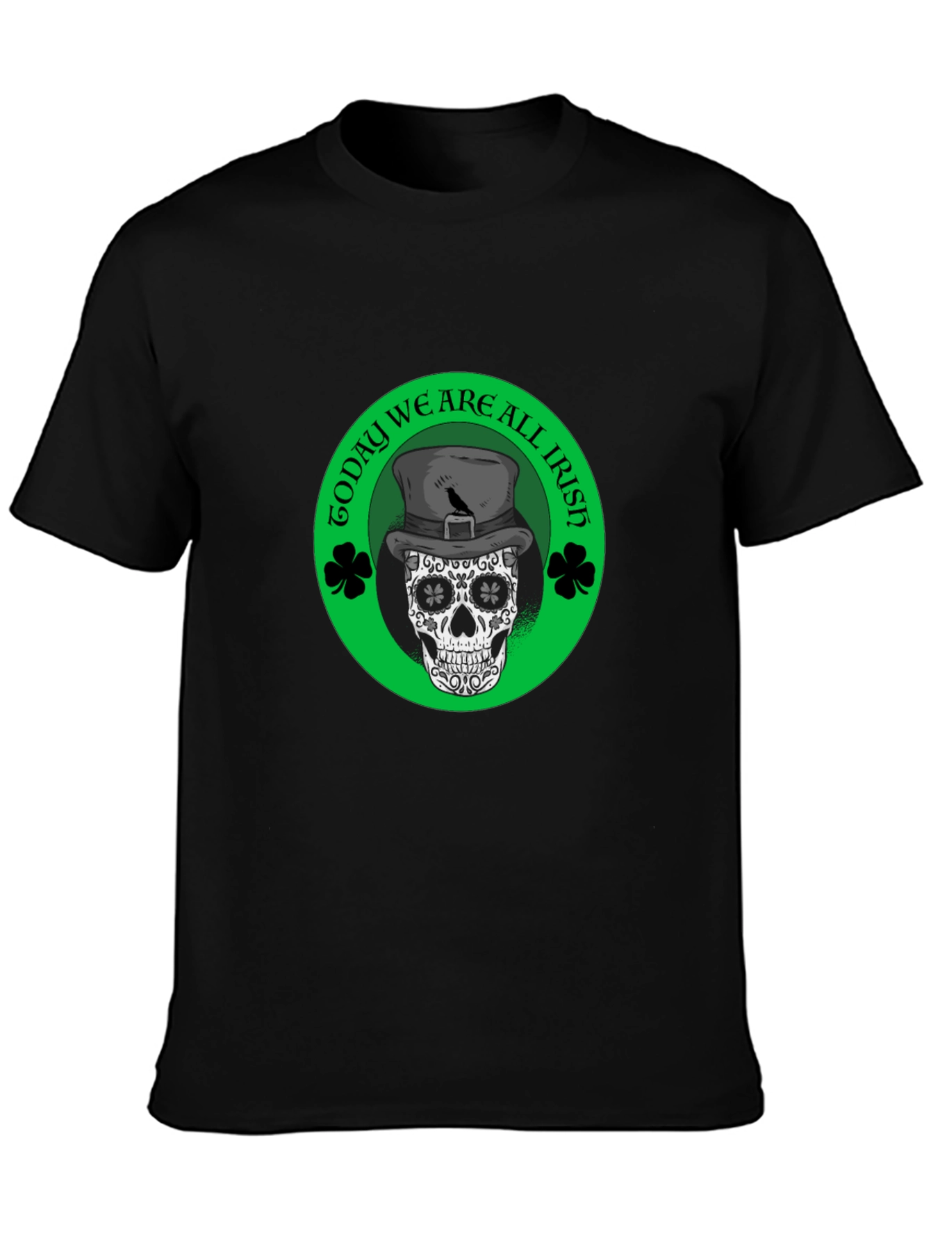 St. Patricks Day Skull Graphic Tee