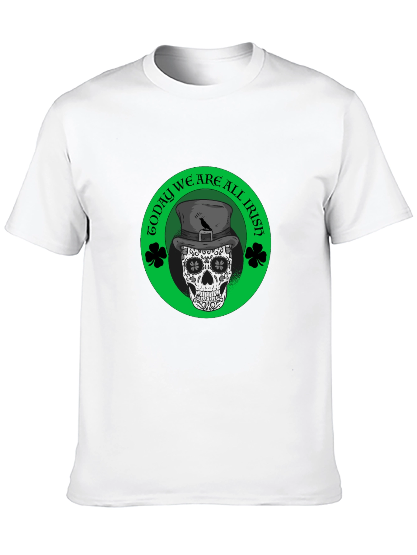 St. Patricks Day Skull Graphic Tee