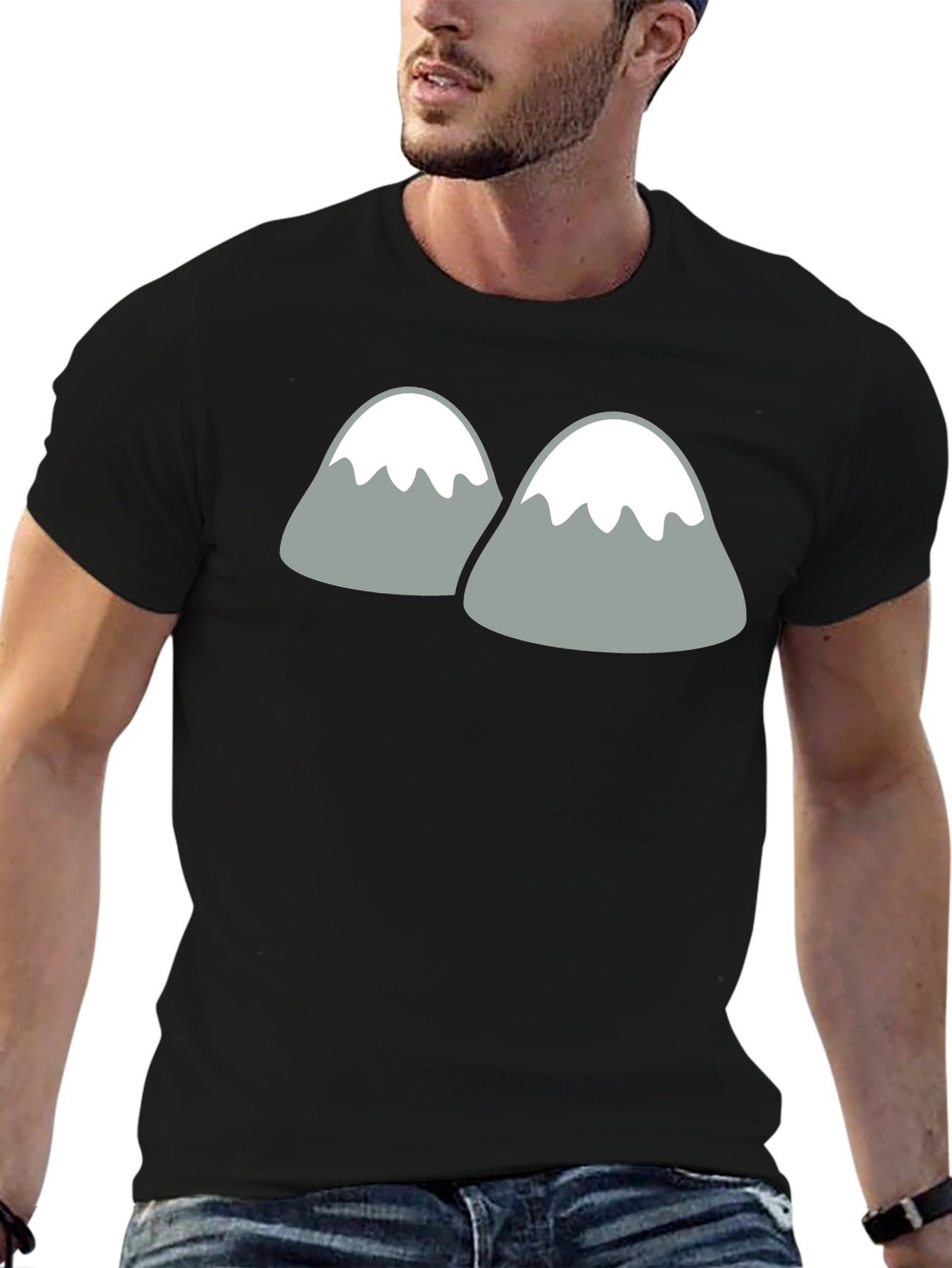 Mountain Graphic Tee - Unisex Black Shirt