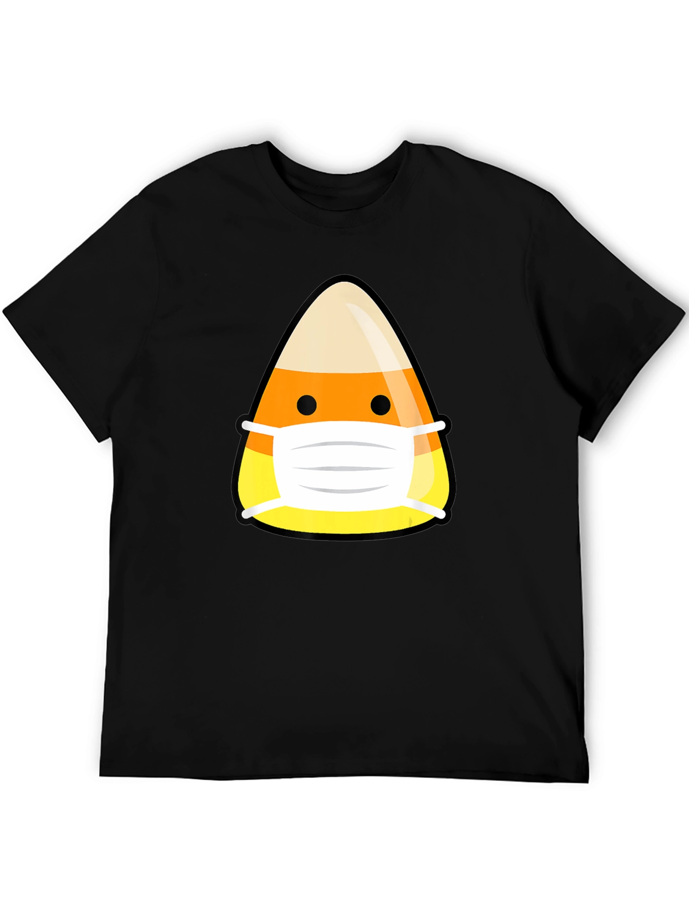 Candy Corn Mask Graphic Tee