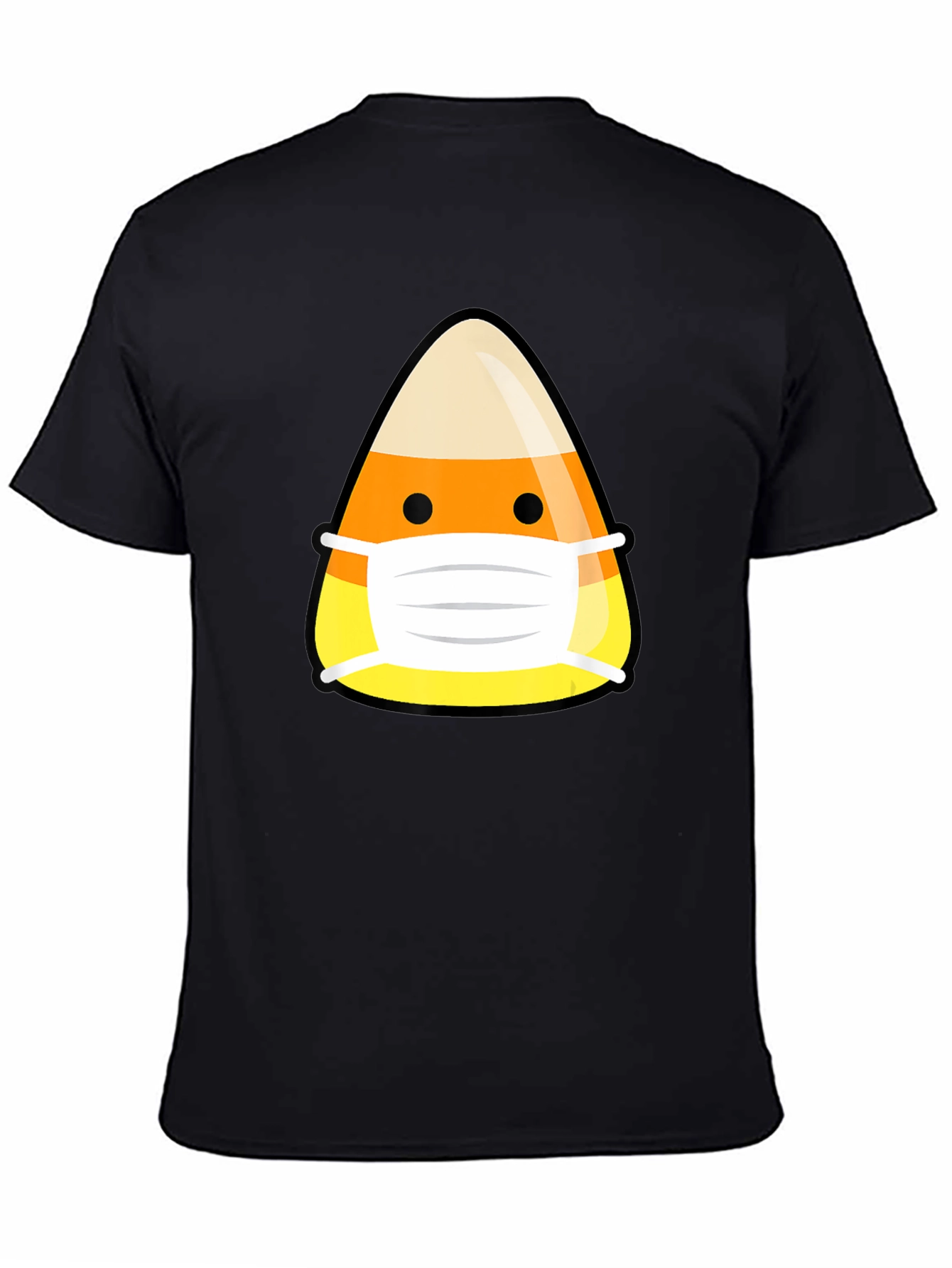 Candy Corn Mask Graphic Tee
