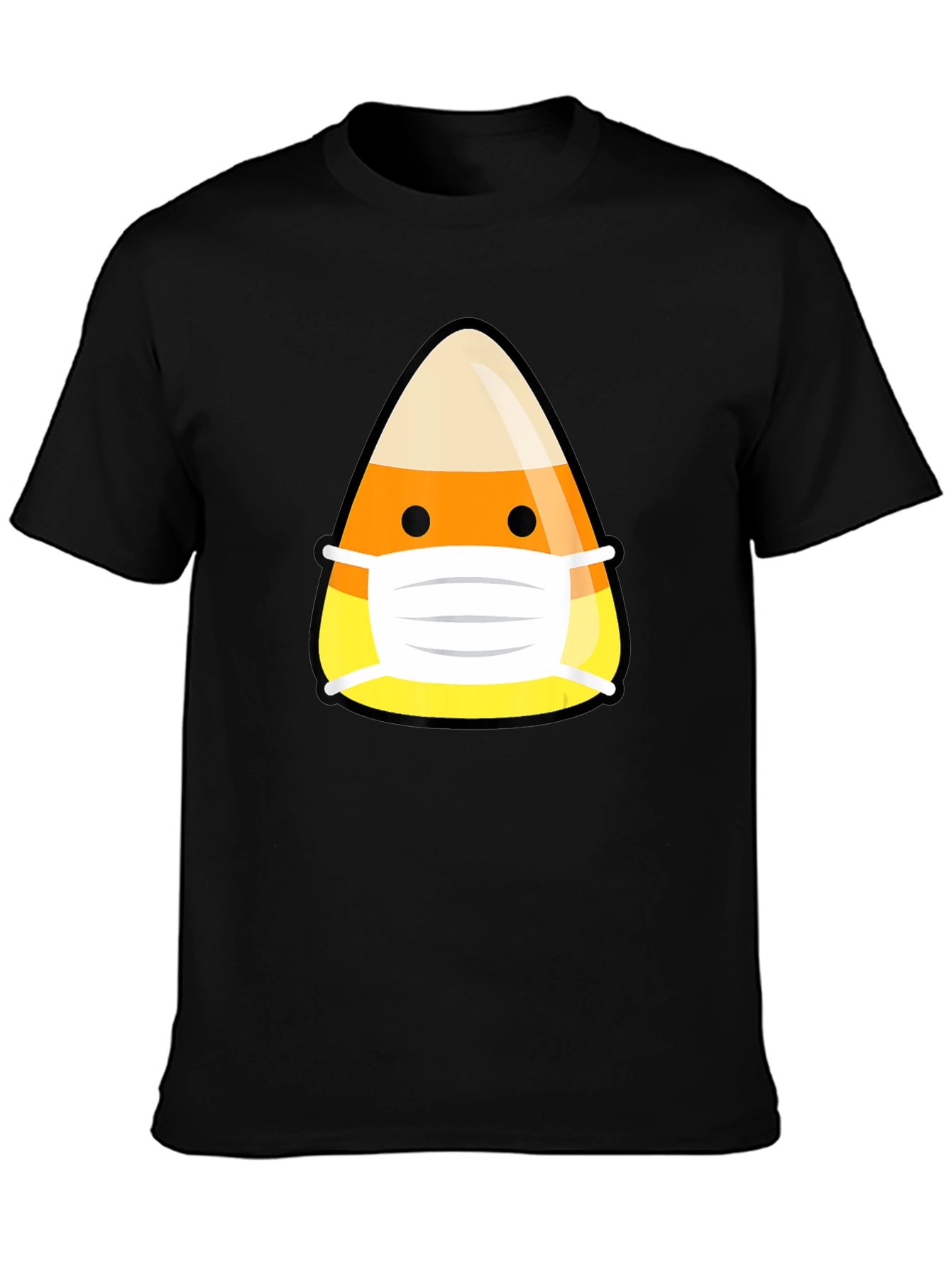 Candy Corn Mask Graphic Tee