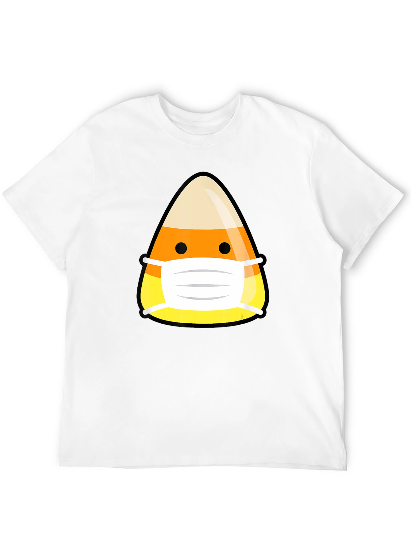 Candy Corn Mask Graphic Tee