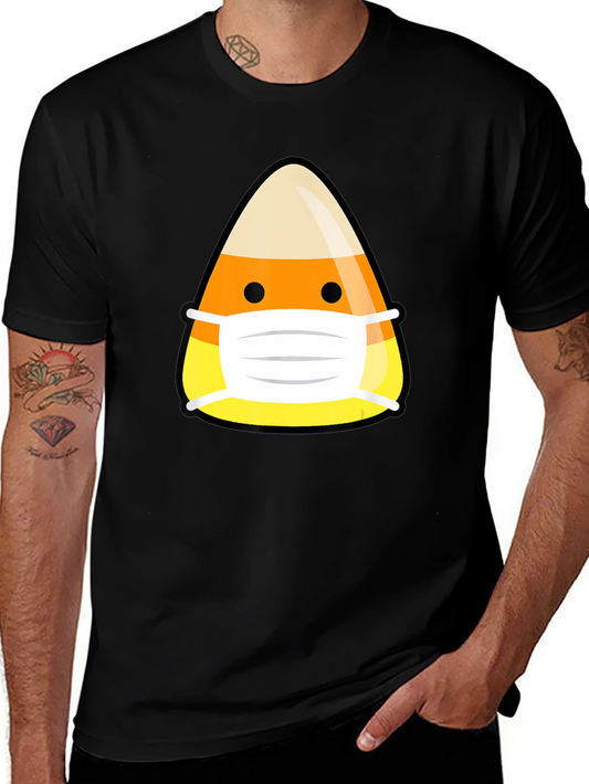 Candy Corn Mask Graphic Tee
