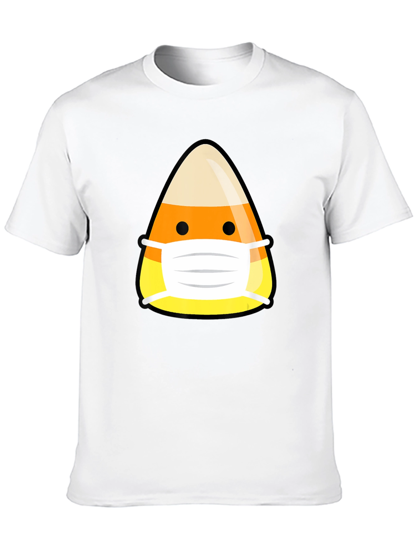 Candy Corn Mask Graphic Tee