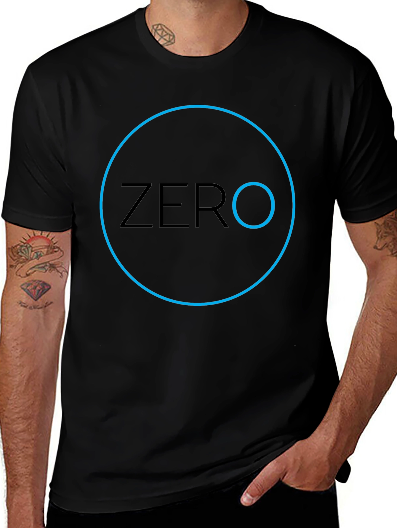 ZERO Graphic Tee - Stylish Minimalist Design