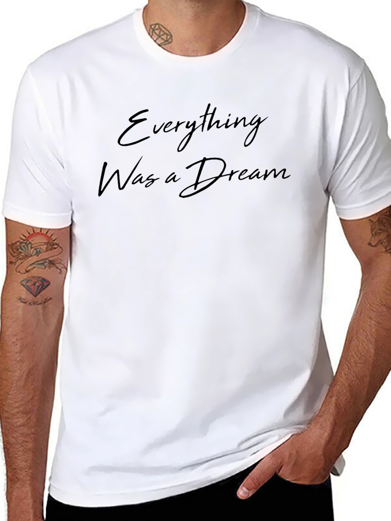 Everything Was a Dream Black T-Shirt