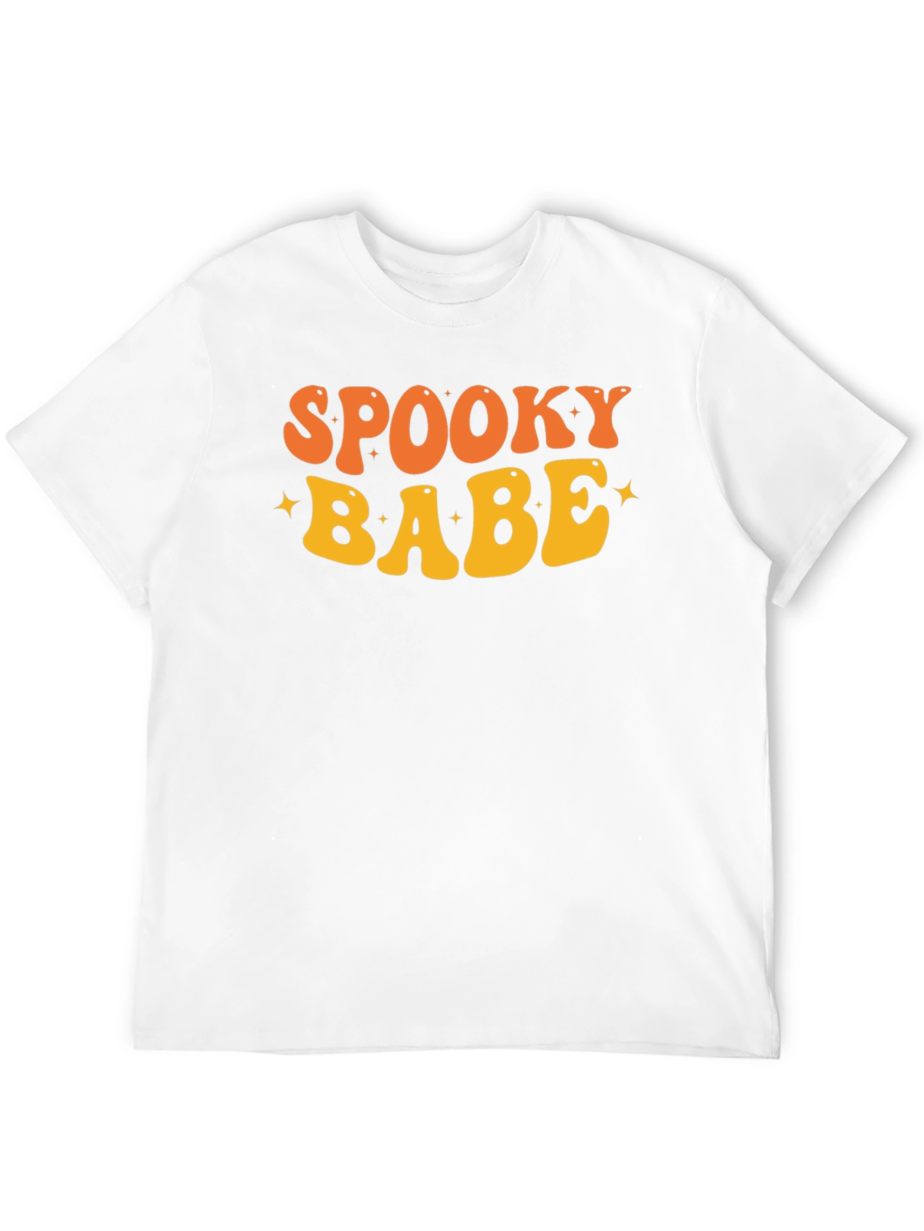 Spooky Babe Graphic Print Halloween T-Shirt