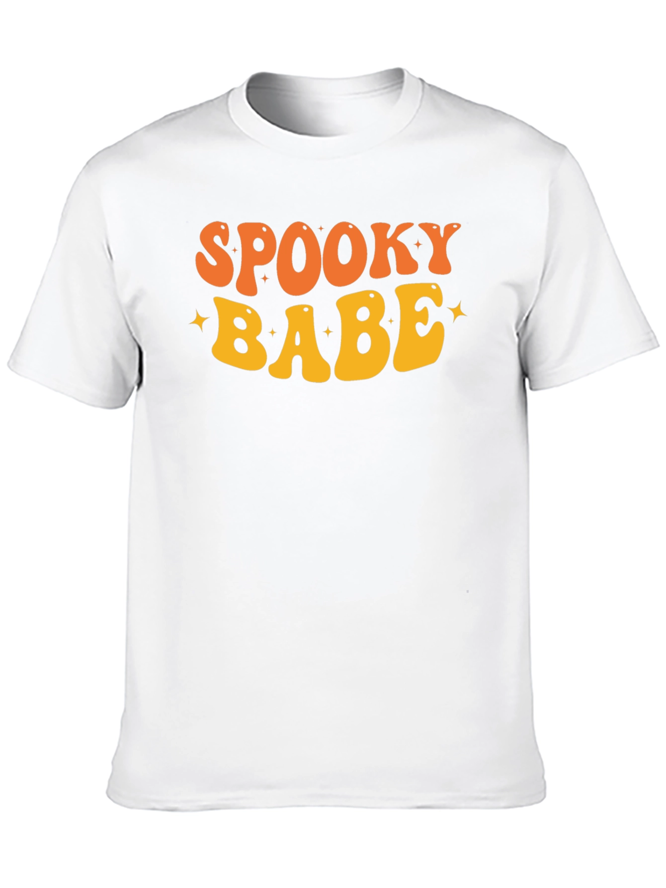 Spooky Babe Graphic Print Halloween T-Shirt