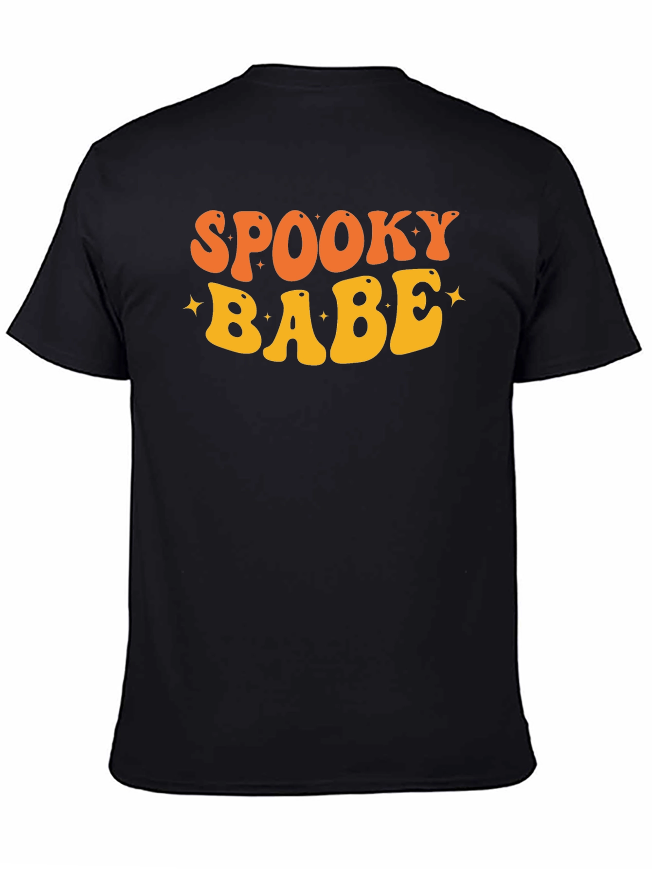 Spooky Babe Graphic Print Halloween T-Shirt