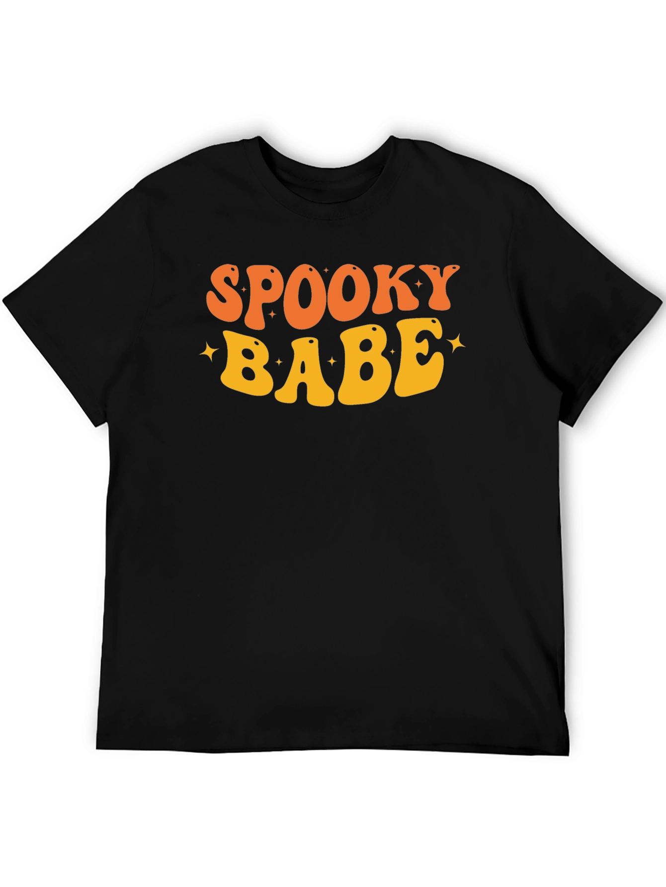 Spooky Babe Graphic Print Halloween T-Shirt