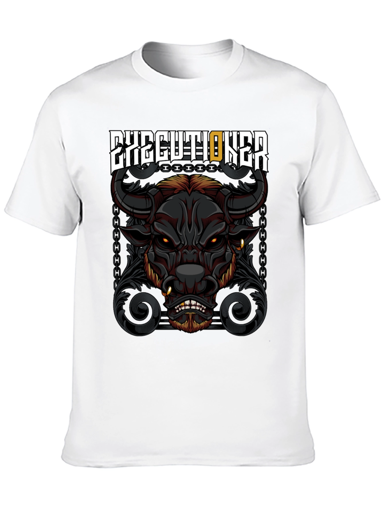 Executioner Bull Graphic Tee - Mens Black T-Shirt