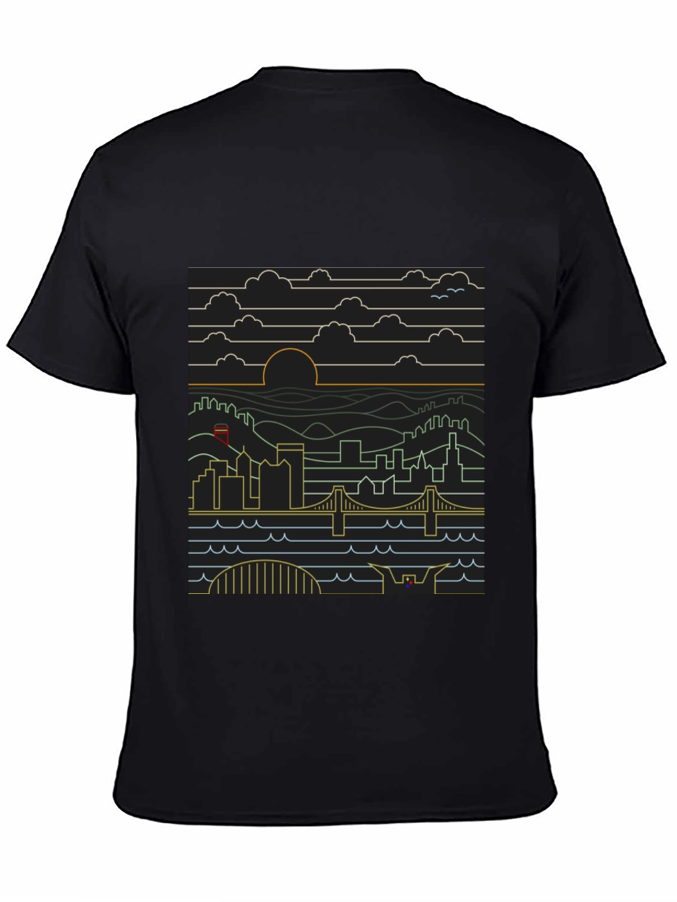 Modern Cityscape Graphic Tee