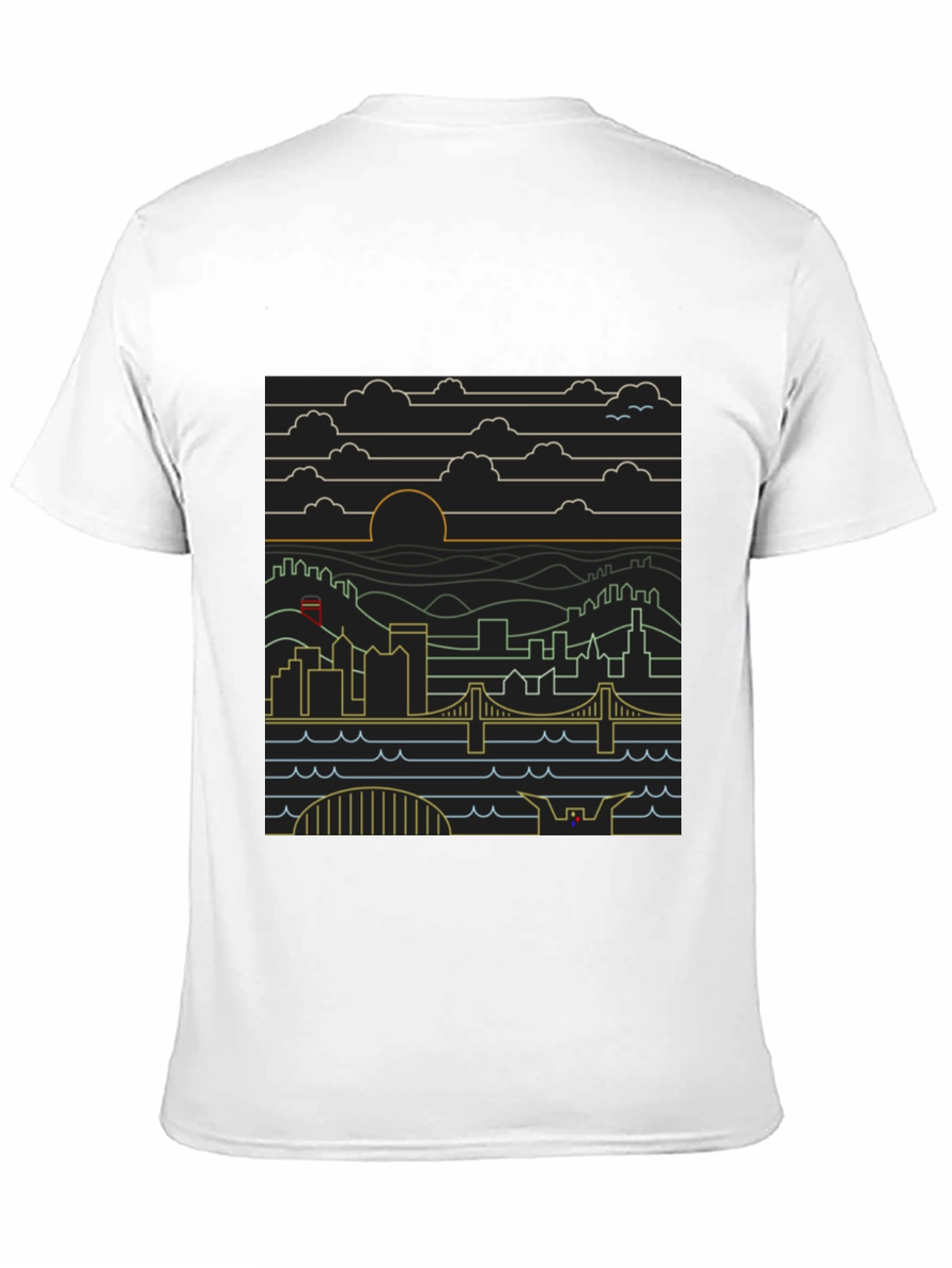 Modern Cityscape Graphic Tee