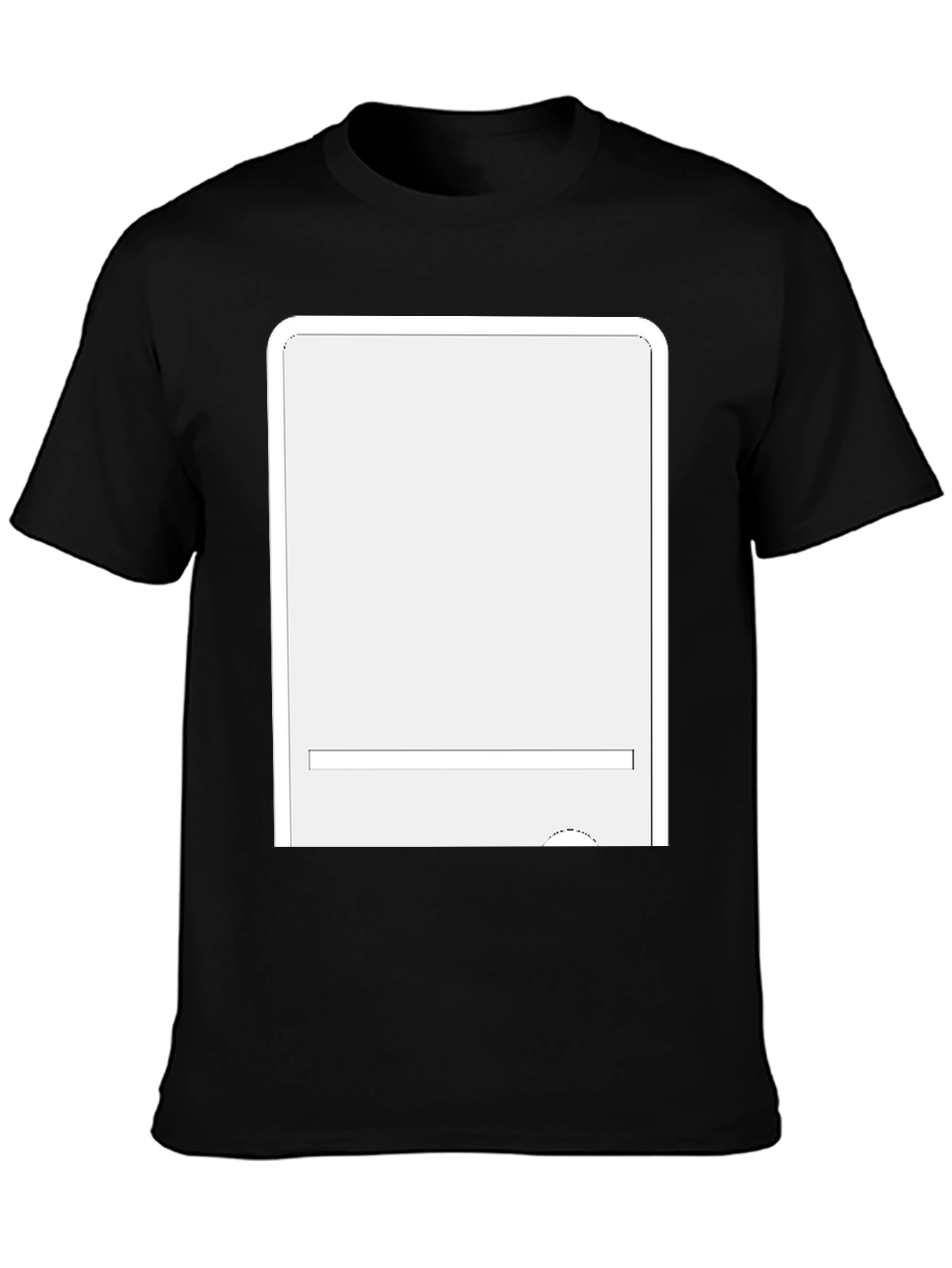 Modern Black T-Shirt with Graphic