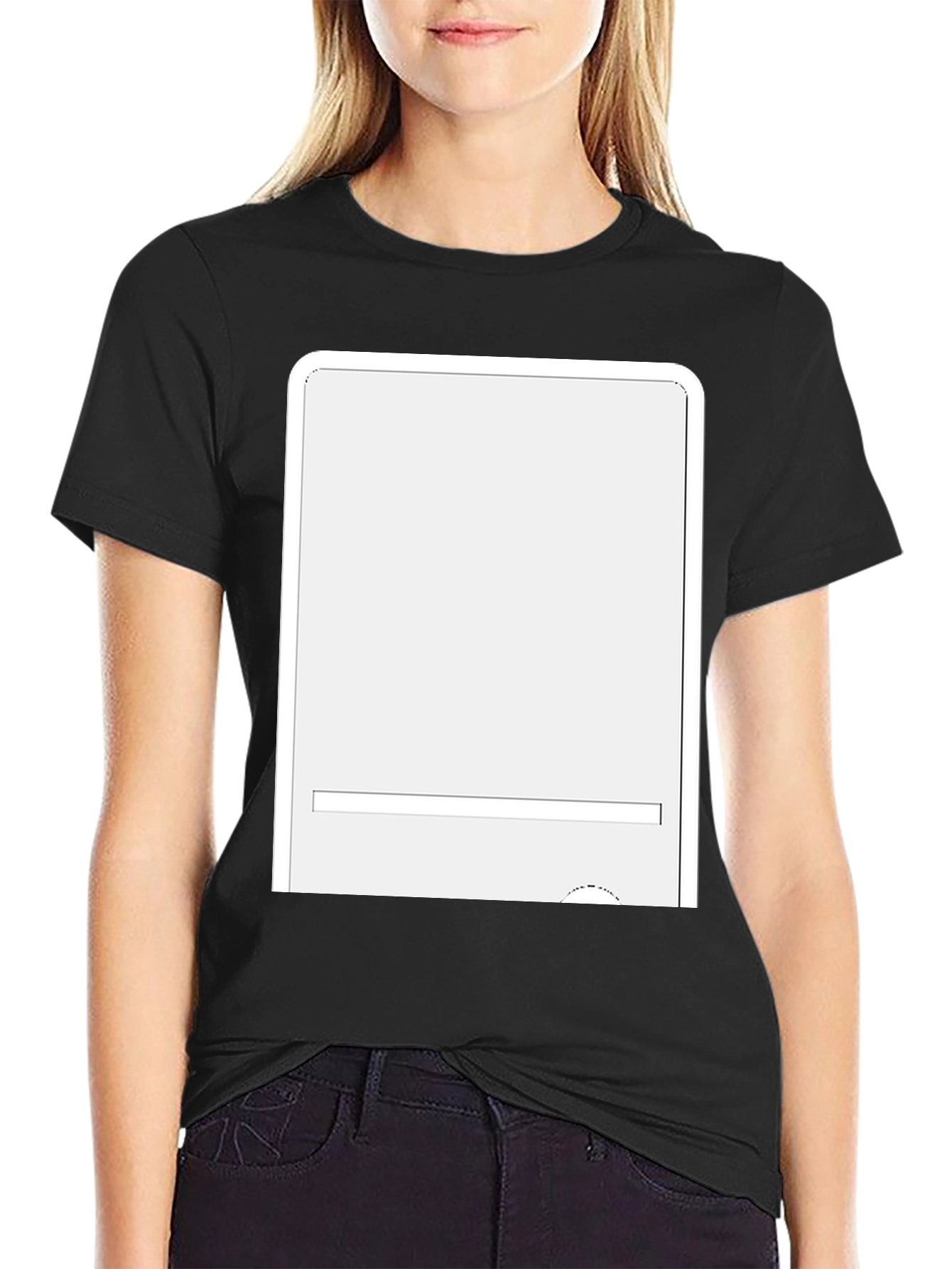 Modern Black T-Shirt with Graphic