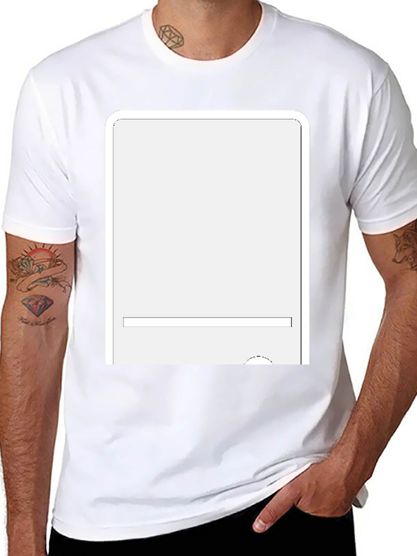 Modern Black T-Shirt with Graphic