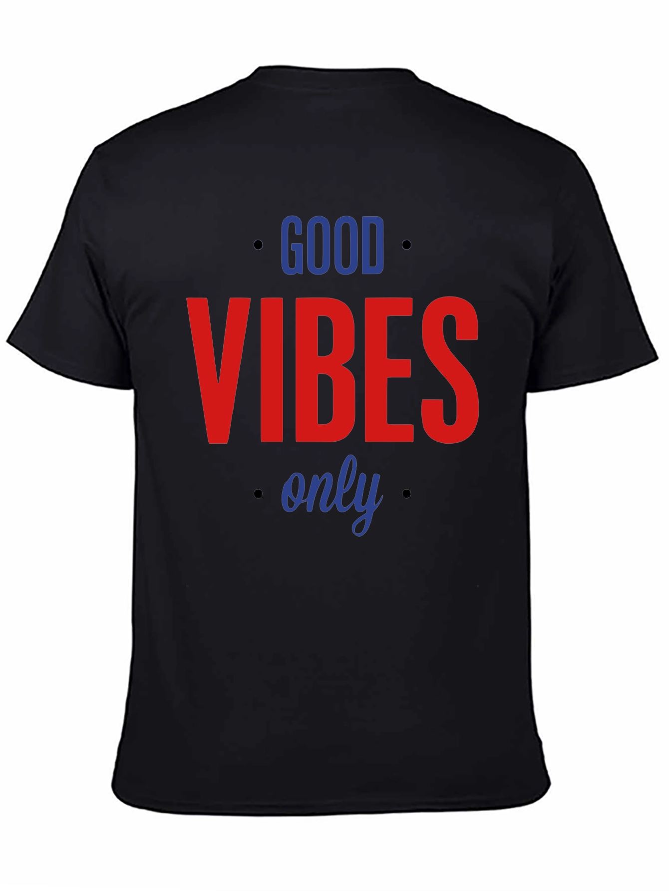 Good Vibes Only Graphic T-Shirt - Black