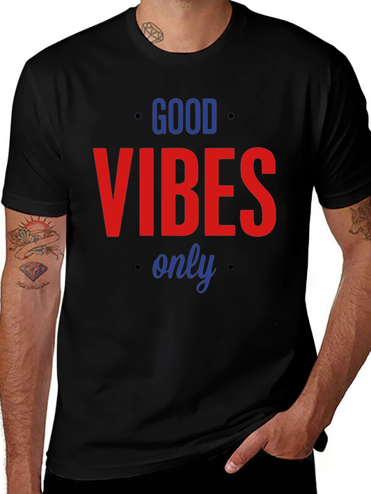 Good Vibes Only Graphic T-Shirt - Black
