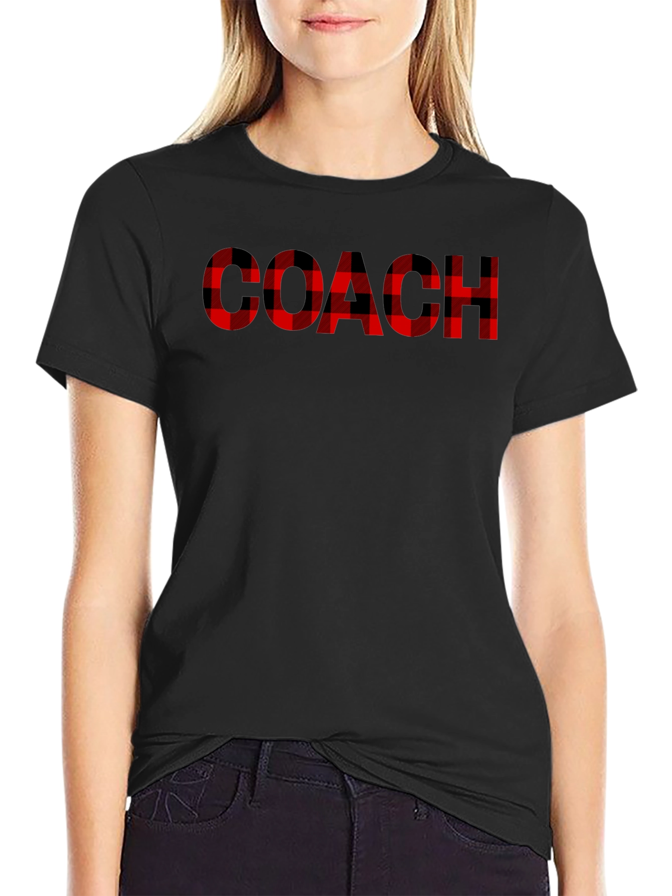 Buffalo Plaid Coach T-Shirt