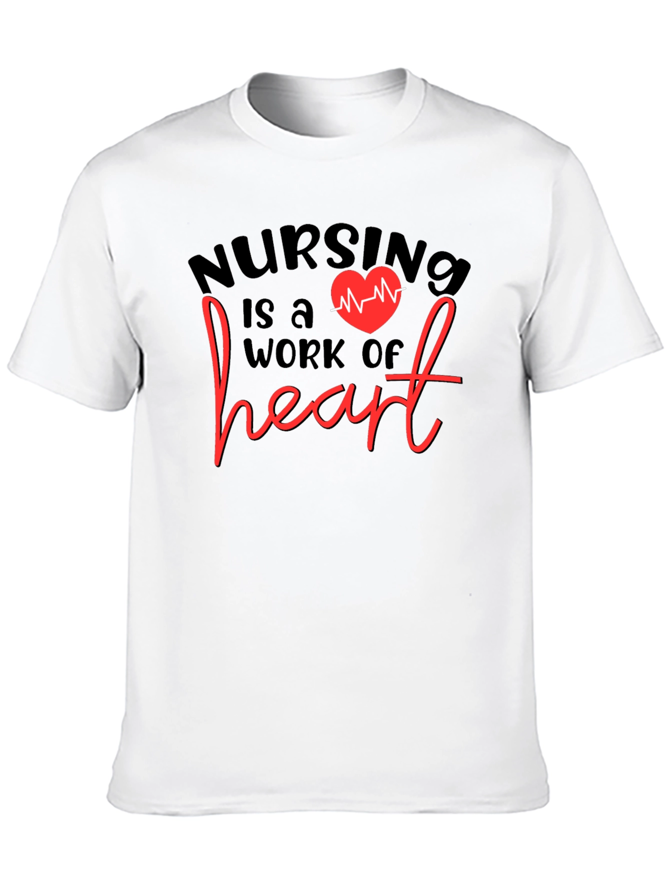 Nursing is a Work of Heart T-Shirt