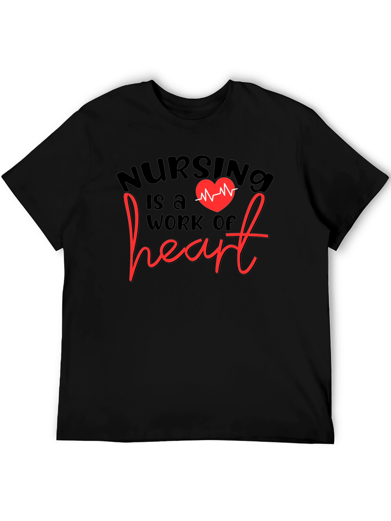 Nursing is a Work of Heart T-Shirt