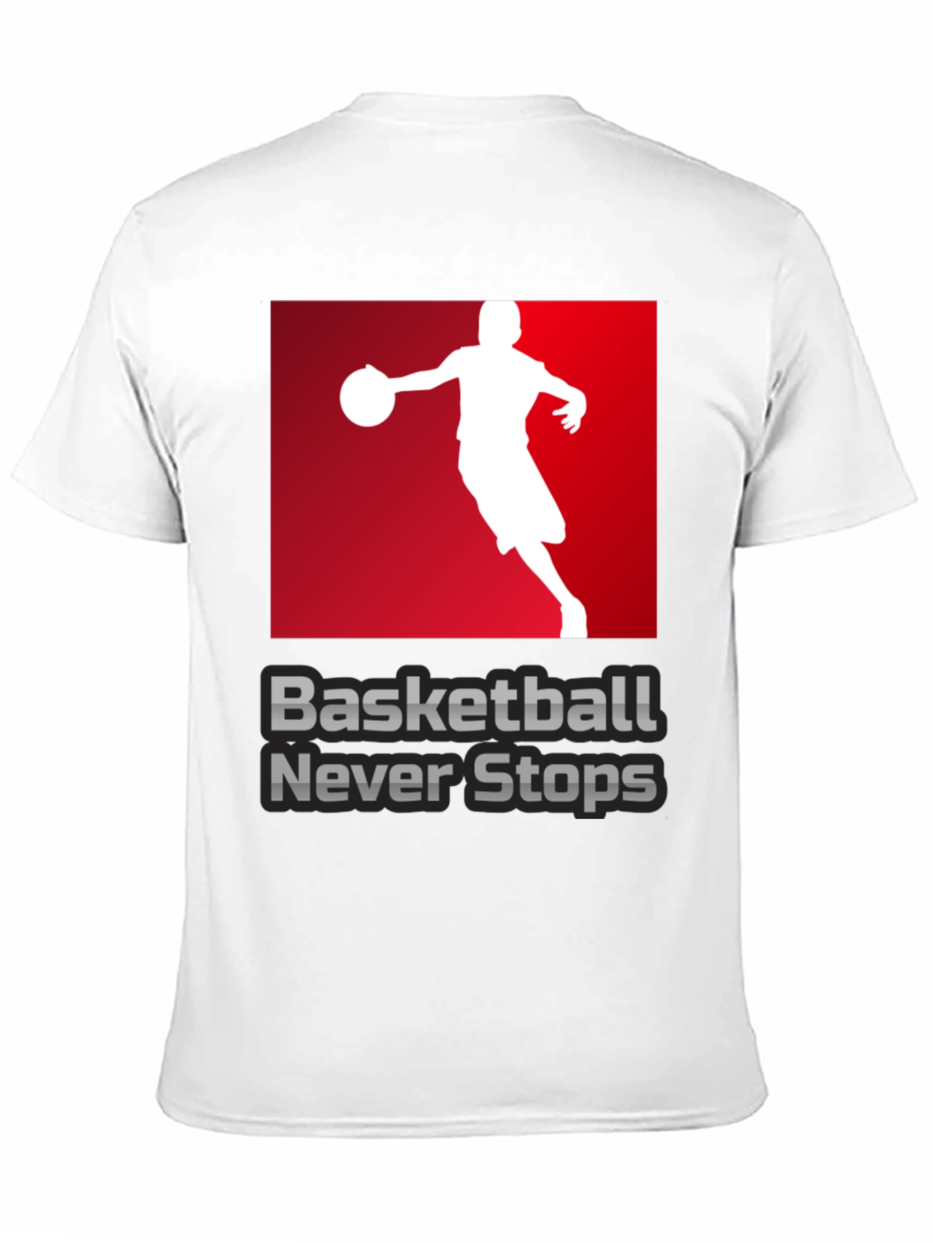 Basketball Never Stops Graphic T-Shirt