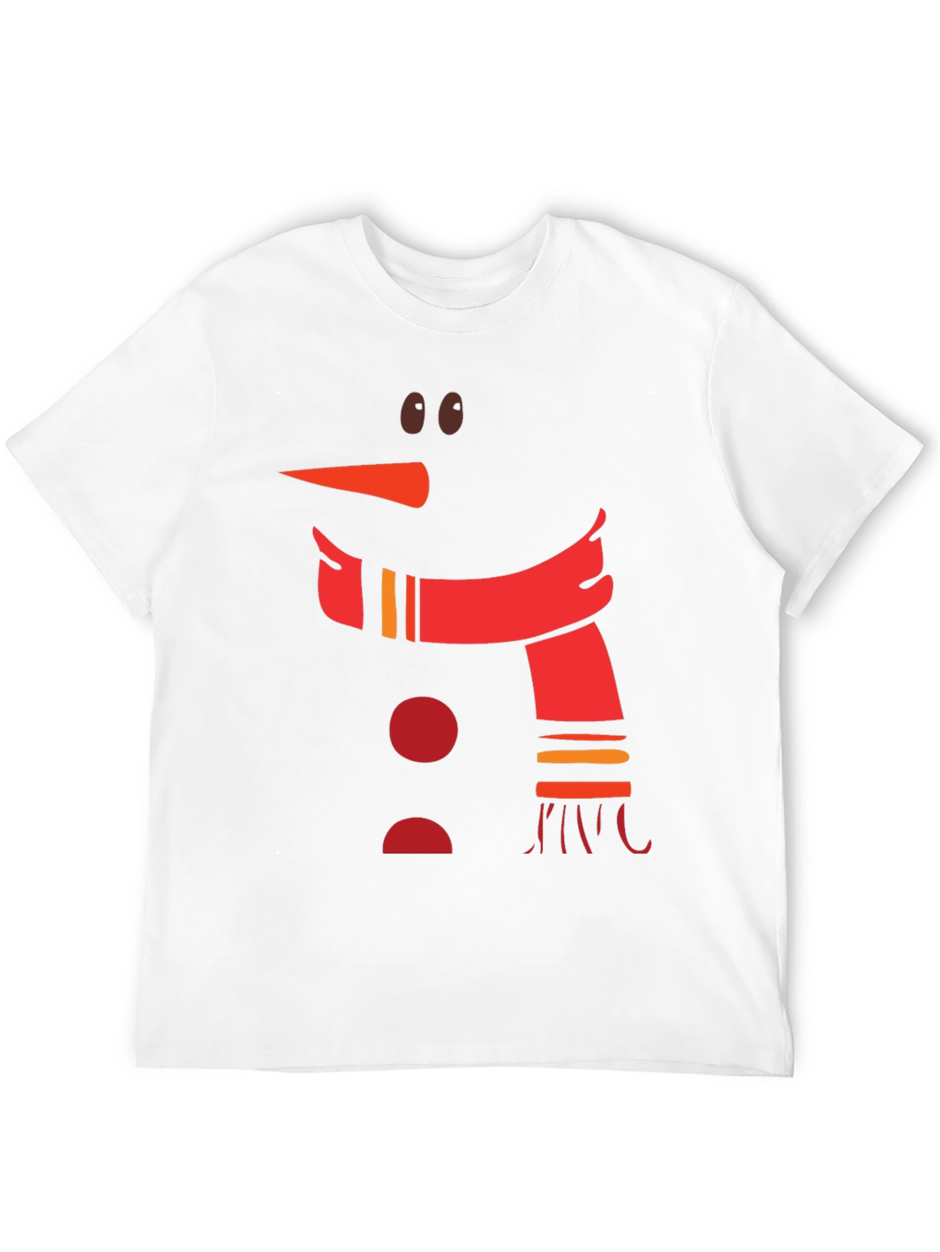 Snowman Graphic Tee - Festive Holiday Shirt