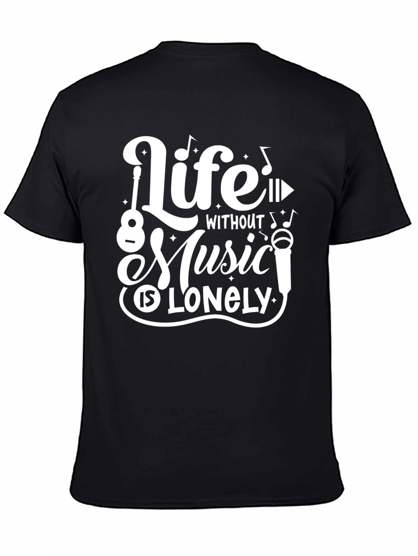 Life Without Music Graphic Tee