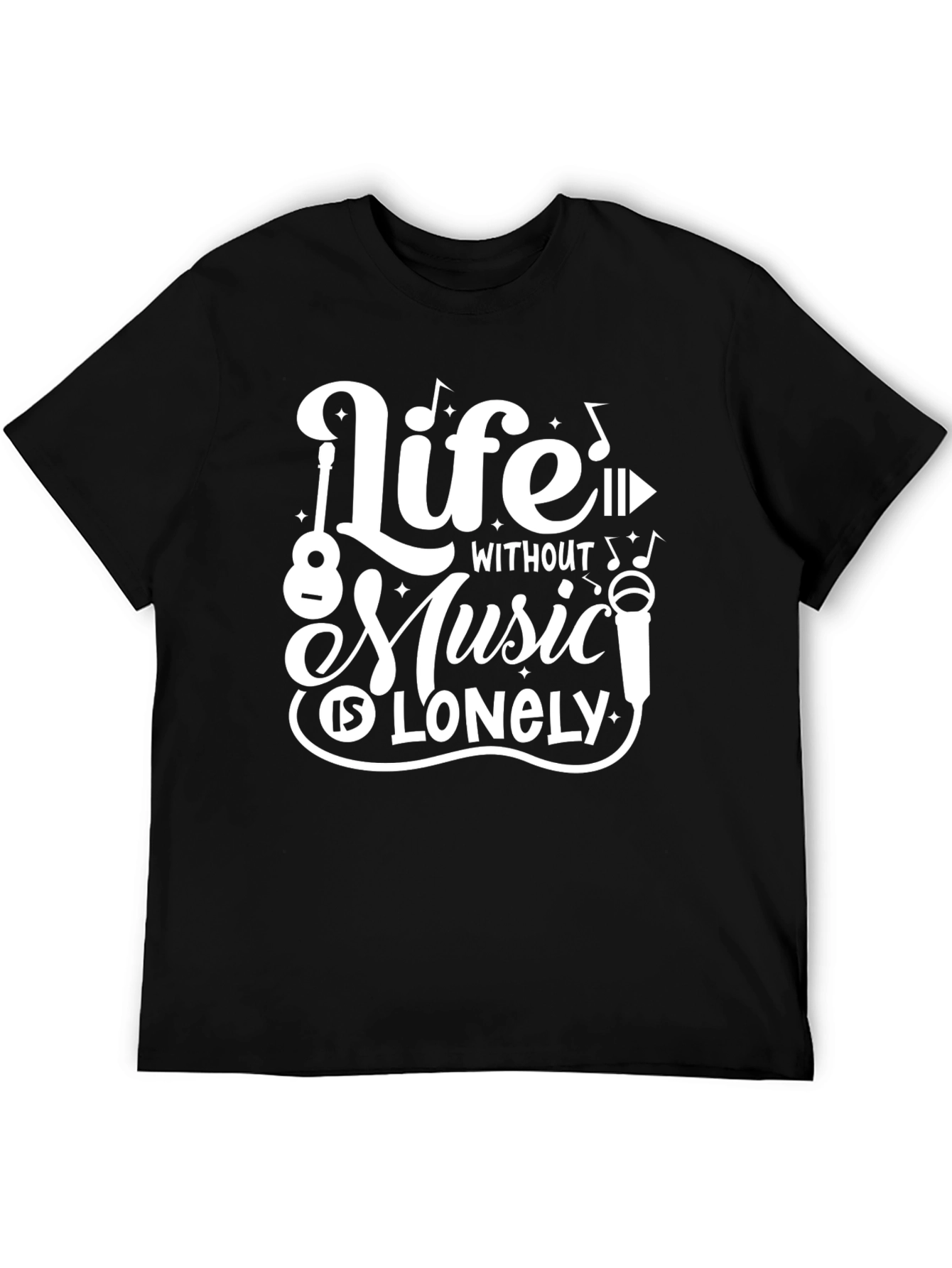 Life Without Music Graphic Tee