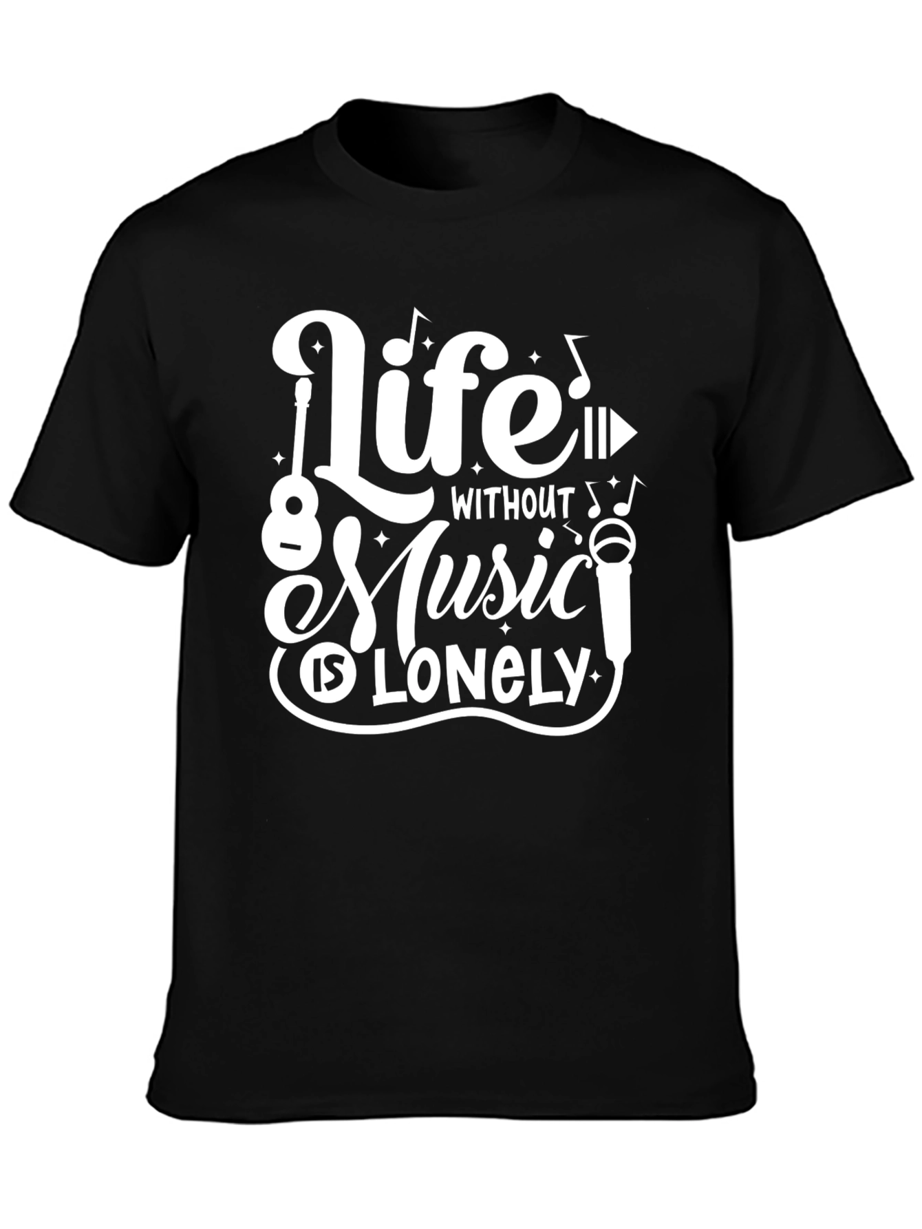 Life Without Music Graphic Tee